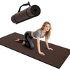 ONLYHE Yoga Mat Thick (8mm) Exercise Mat Non-Slip Ripstop Pilates