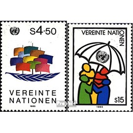 UN - Vienna 49-50 (complete.issue.) unmounted mint/never hinged ** MNH 1985 clear brands (Stamps for collectors)