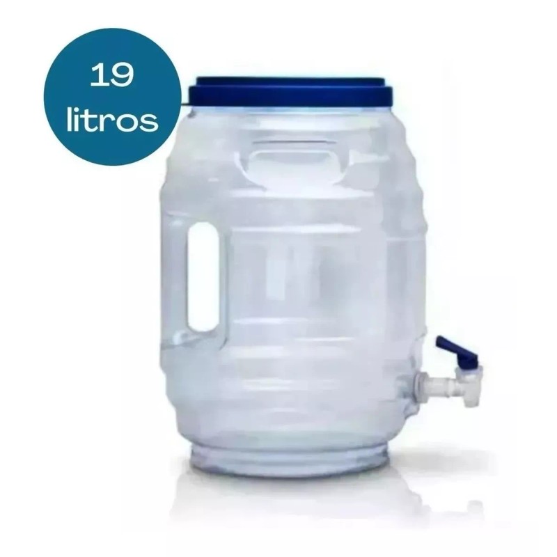 Arco Iris Barril Vitrolero 19 Lts Llave Para Autoservicio Y