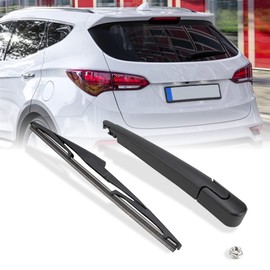 Shopauto Rear Windshield Wiper Arm Blade Assembly Kit Compatible with 2013-2018 Hyundai Santa Fe, 2019 Hyundai Santa Fe XL Rear Window Wiper, Replacement 98811B8000, 98811-B8000, 988502W000