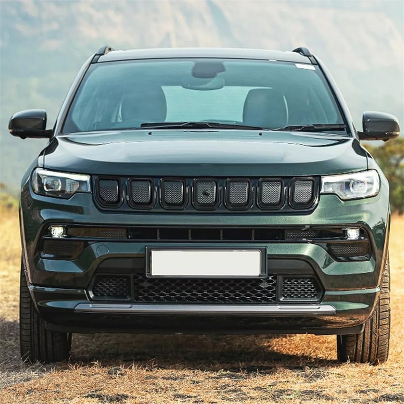 Auto Front Grille Inserts Guard Ring Decorative Trim,Fit forJee-p Compass