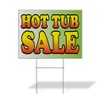 Fastasticdeals Weatherproof Yard Sign Hot Tub Sale Business A Yellow