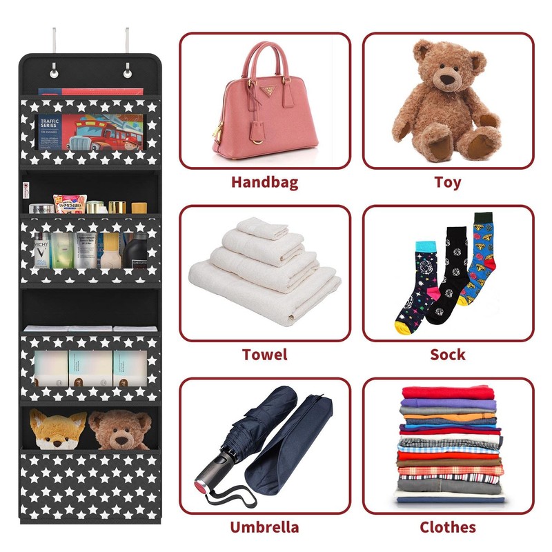 Vinsani Over The Door Hanging Organiser Space Saving Storage Solution