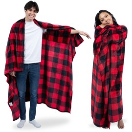Dreamighty Wearable Blanket with Sleeves - Wearable Blanket Adult, Cozy Gifts for Women and Men, Gifts for Girlfriend, Gifts for Her, Mom Birthday Gifts for Women Who Have Everything Checkered
