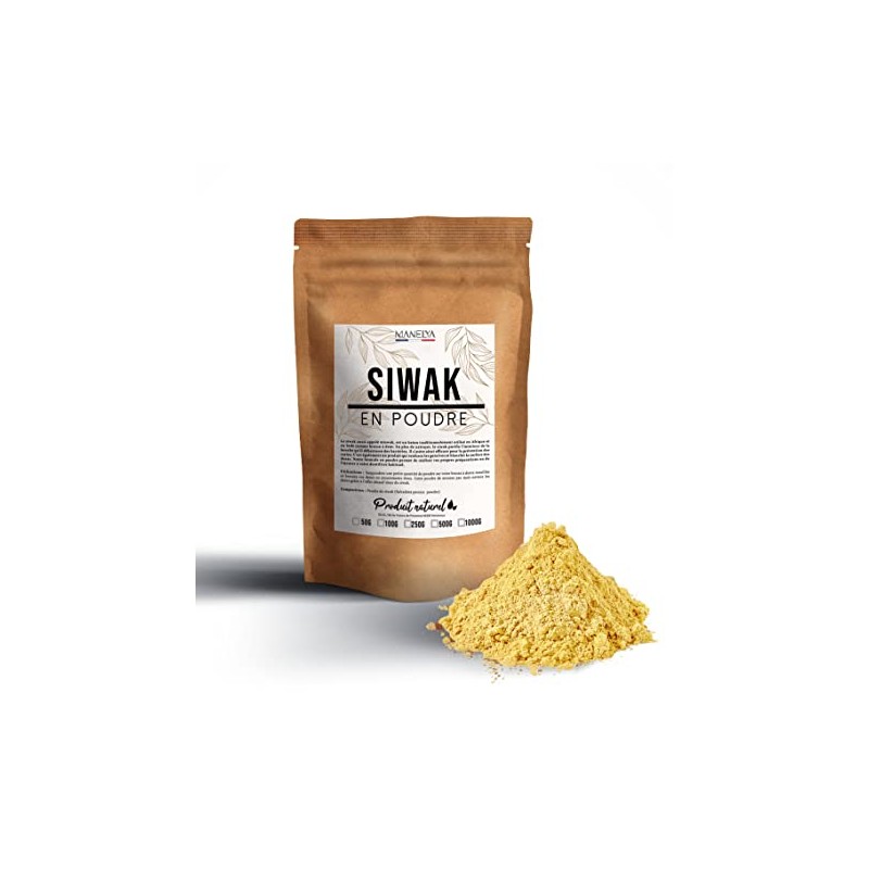Siwak Powder 50g Manelya - Natural and Effective for Better