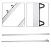 Aluminum Folding Frame Poster Rail Clip Rail Poster Rail Poster