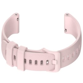 Verbstel Silicone Watch Bands Quick Release Premium Soft Rubber Replacement Straps for Men and Women 18mm 20mm 22mm (20MM, Green/Pink)