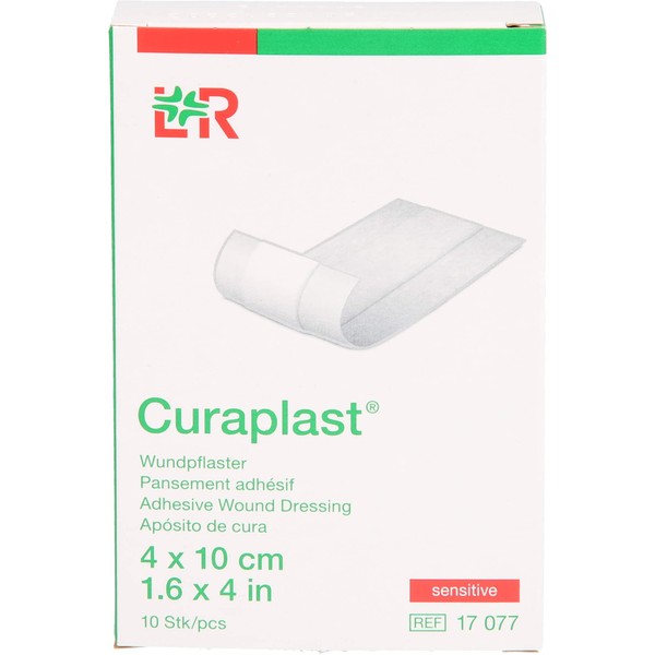 Curaplast Sensitive Wound Fastener 4 x 10 cm 1 m Pack of 10