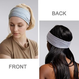 KKUMIGO Headbands for Women Non-Slip Hair Bands Hair Warp for Daily Workout Sports Running Yoga 7Pack