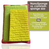 Nano Sponge Cleaning Sponges. Supersized Everyday Heavy Duty Household Kitchen