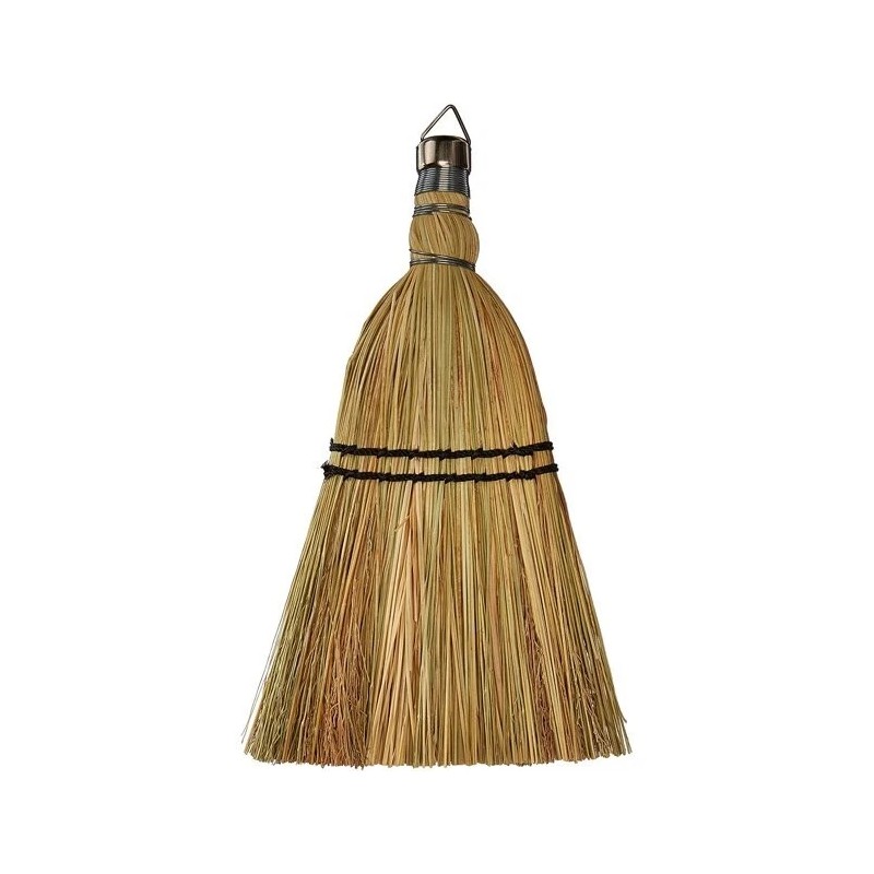 Quickie Professional Wire Wound Corn Whisk Broom with Wire Wound