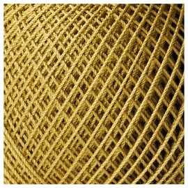 Olympus COL. 284 Yellow Khaki Lace Yarn, Gold No. 40, Lace Yarn, 0.3 oz (10 g), Approx. 35.0 ft (89 m)