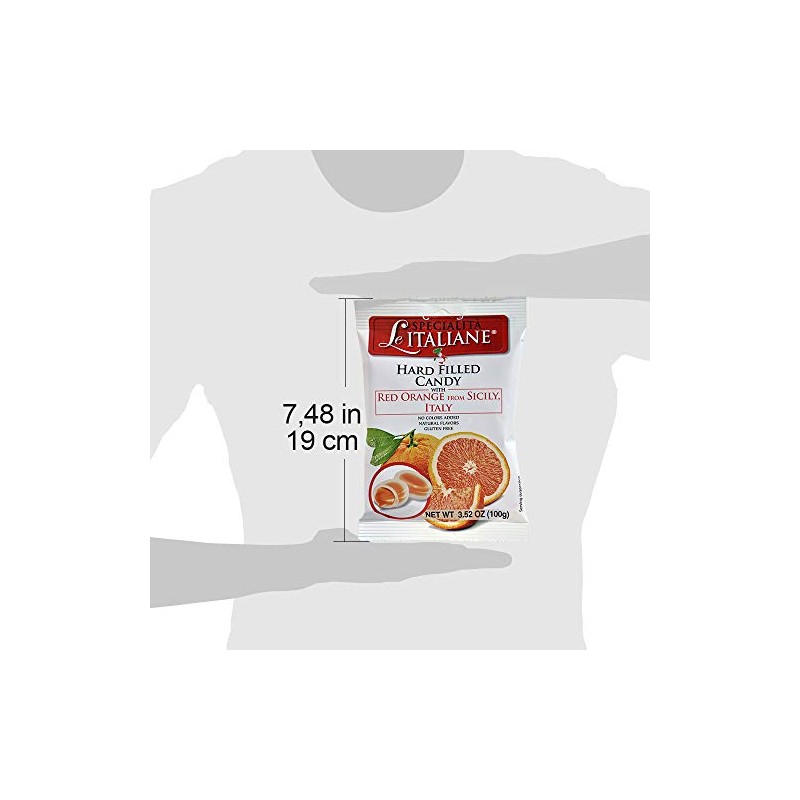 Caramelle Le Specialita Italiane Serra Hard Filled Candy with Red