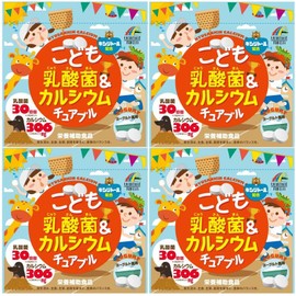 リケン こども乳酸菌カルシウムチュアブル ９０粒x４個セット