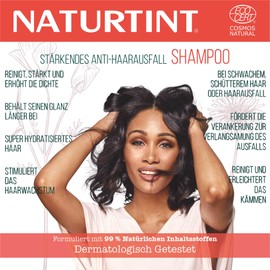 Naturtint Eco Maca Shampoo with Anti-Limescale Effect, Cleans, Strengthens and Density, Prevents Hair Loss and Increases Hair Shine without SLES, SLS and Parabens, 99% Ing. Naturales, 330 ml