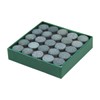 PolyMath 50pcs Billiard Pool Cue Tips, 9/10/11/12/13mm Pool Stick Tips