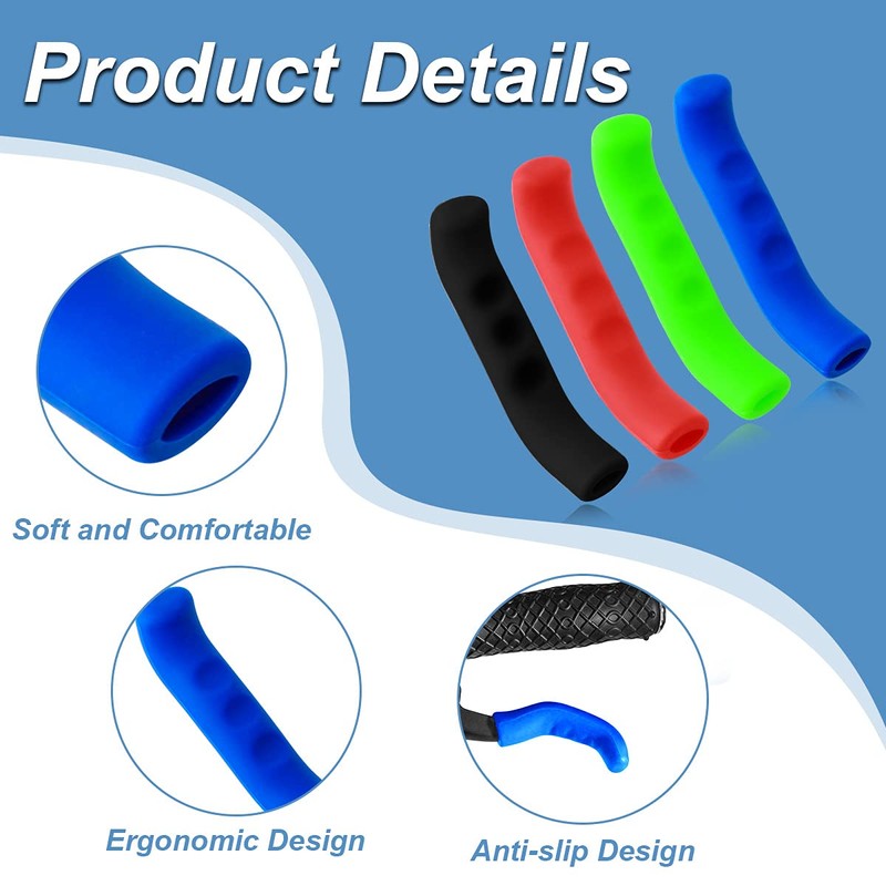 ZFZ Bike Brake Lever Sleeve Grip Protector Cover 1 Pair