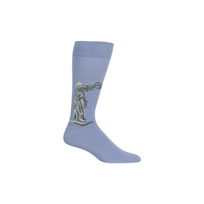 Hot Sox Men's Winged Victory Of Samothrace Crew Sock 1