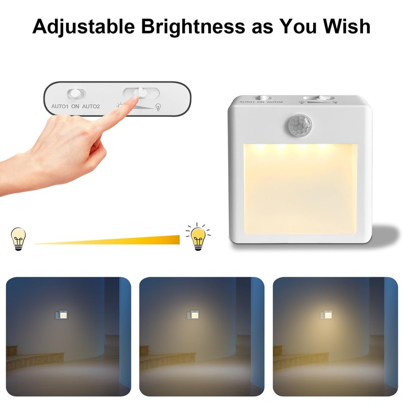 AIJOY | 2-Pack Plug in Night Light (with AU Plug)