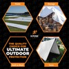 Heavy Duty White Poly Tarp 7' X 30' - Multipurpose
