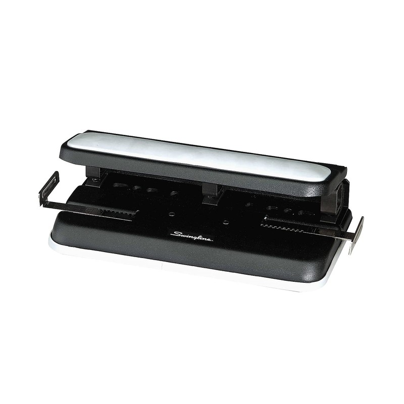 Swingline 2-7 Hole Punch, Adjustable, Heavy Duty Hole Puncher, Easy