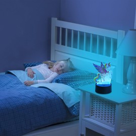 Aubess Diamond Painting Lamp Set, Creative DIY Diamond Painting Unicorn, LED 7 Colours Diamond Painting Night Light, Diamond Painting Children for Holiday Gift, Birthday Gift