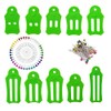 HONEYSEW 10pcs Multi-Sizes Folding Fabric and Biasing Strips Jelly Roll