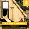 ChickenGuard Self-Locking Predator-Proof Chicken Coop Door for Hen-House, Chicken Run,