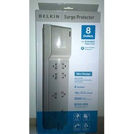 Belkin Home/Office BE108230-12 8-Outlets Surge Suppressor