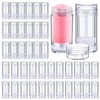 BHwra 40pcs 30ml Transparent Empty Deodorant Containers Twist Up Refillable