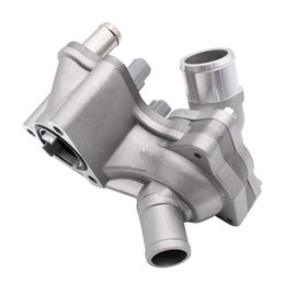 1 Set SHLPDFM Aluminum Metal Thermostat Housing Assembly With Sensor 2L2Z8592AA, 2L2Z8592BA Compatible with Ford Mustang Explorer Mercury Mountaineer 4.0L V6 2002-2010