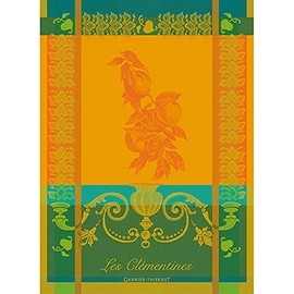 Garnier Thiebaut [W] Les Clementines Saffron Tea Towel 56 x 77 cm 100% Cotton