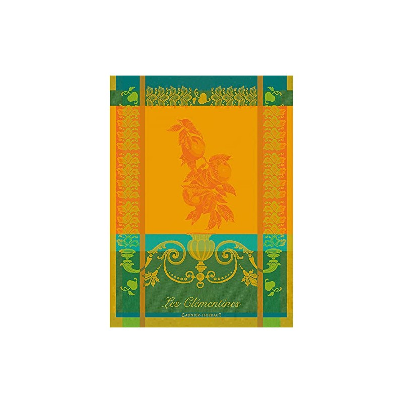 Garnier Thiebaut [W] Les Clementines Saffron Tea Towel 56 x