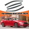 dtangor For Infiniti Q50 2014-2024 Window Visor Rain Guard Wind
