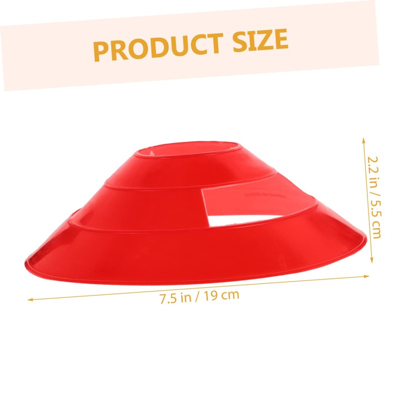 CIYODO Football Match Cones 25pcs Plastic Soccer Training Cones Obstacle