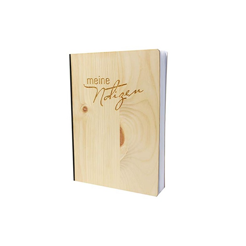 Notebook with Wooden Cover in A5 - My Notes -