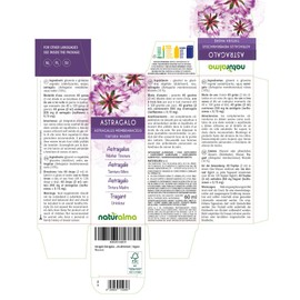 Astragalus (Astragalus membranaceus) Roots Alcohol-Free Mother Tincture Naturalma - Liquid in Drops 60 ml - Food Supplement - Vegan