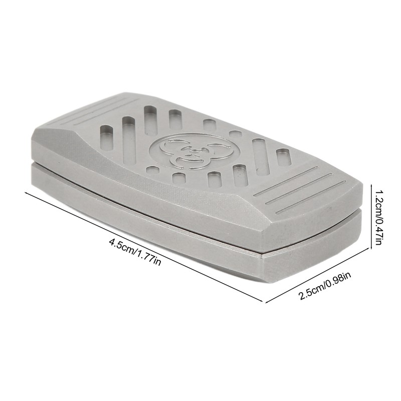 Magnetic Push Slider EDC Stainless Steel Haptic Slider for Adults