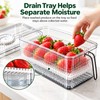 Refrigerator Storage Box for Food Organization – Clear Stackable Container