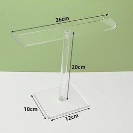 Aegistus Acrylic Headband Holder, Hair Accessories Organizer Clear Stand for Girls