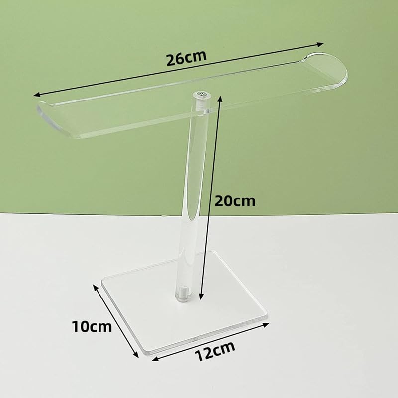 Aegistus Acrylic Headband Holder, Hair Accessories Organizer Clear Stand for
