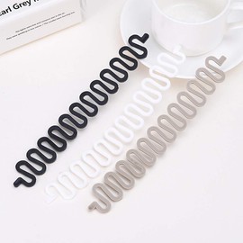 AKOAK 3 Pcs (Black, Gray, White) Female Hair Styling Braid Fish Bone Braid Centipede Hairdresser Twist Braid Hair Accessories DIY Hairstyle French Braid Tool Accessories