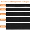 Qikaara Elastico nero da 20 metri di larghezza, 30 mm