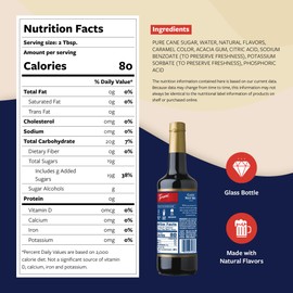 Torani Classic Root Beer Syrup for Drinks, Flavoring for Soda, Floats, and Shakes, Glass Bottle with Pump Included, 25.4 Fl Oz