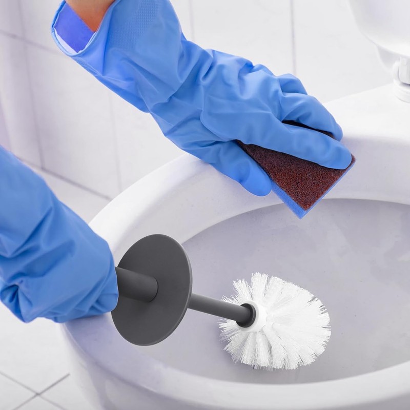 Juego de 2 Cepillos para Baño Ulable CP-JSE35 Gris Oscuro