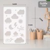 Tritart Stencil Set, 28 Plastic Stencils, Drawing Stencils, Pattern for