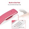 Clear Sound Wall Telephone Pause/Mute/Redial Wall Landline Telephone for Home