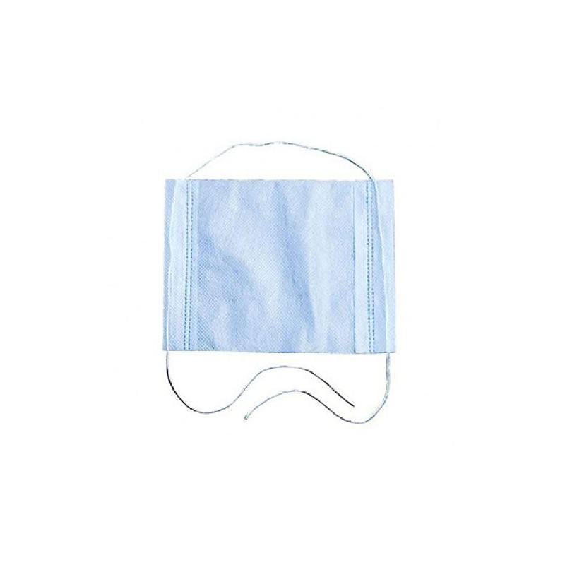 CUBREBOCA BÁSICO DOBLE CAPA COLOR AZUL 150 PIEZAS