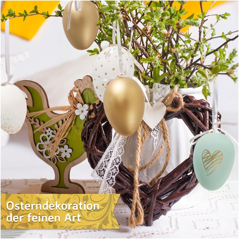 Festicy Easter Eggs Pack of 24 I Easter Decoration 2025