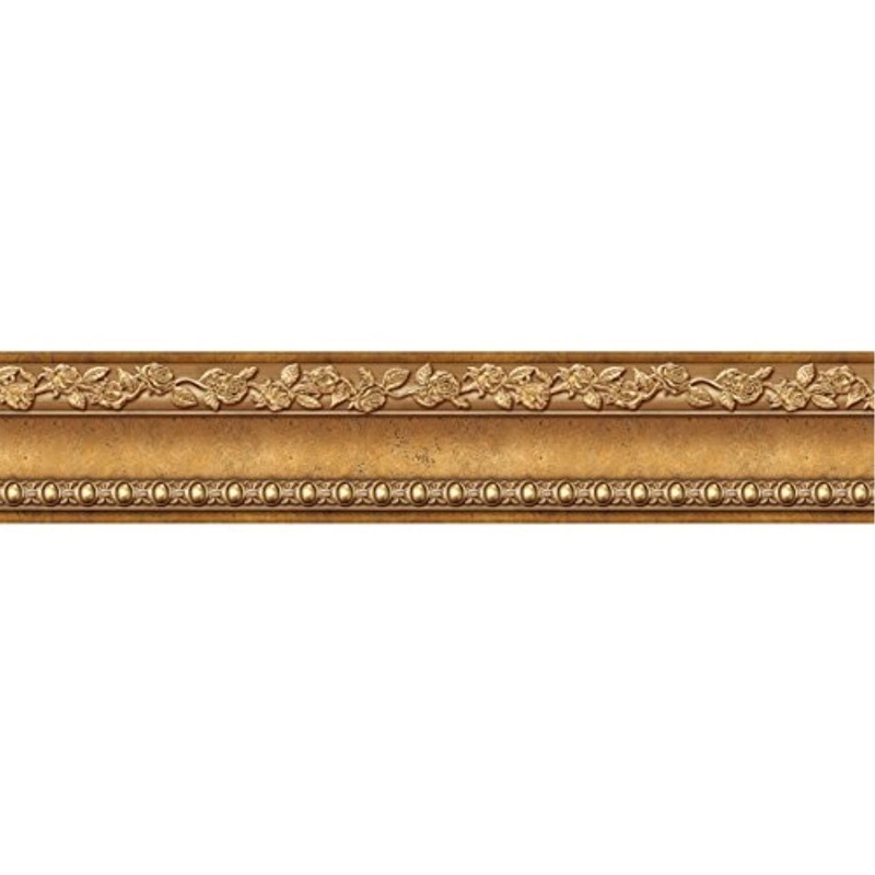 Flower Molding Peel and Stick Wall Border Easy to Apply